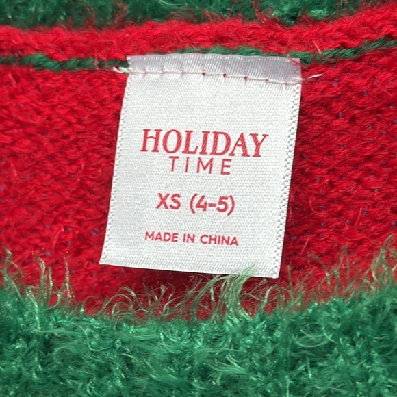 Holiday Time Christmas Sweater, Size XS (4-5), Worn Once, MAKE AN OFFER!!! - Picture 4 of 6